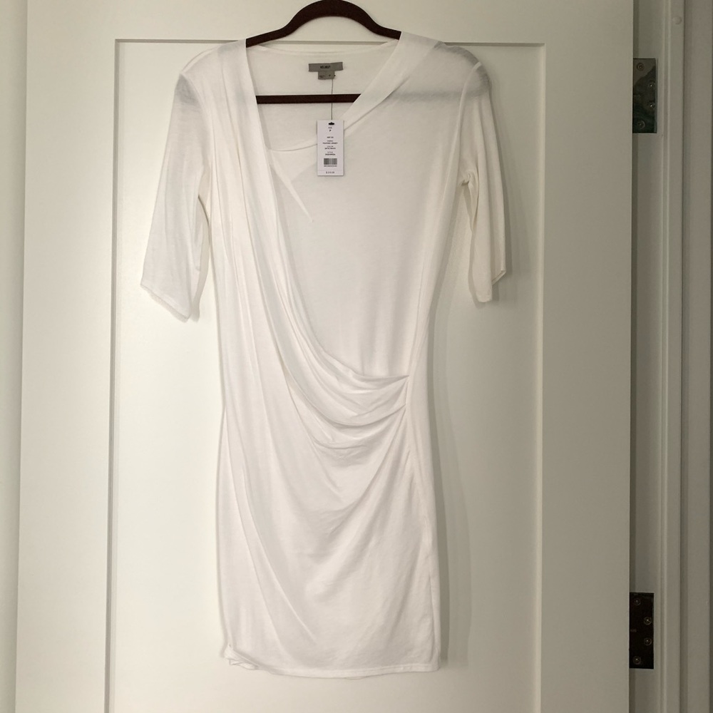 NEW Helmut Lang white dress